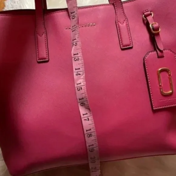 Marc Jacobs Pink Saffiano Tote - Picture 6 of 10
